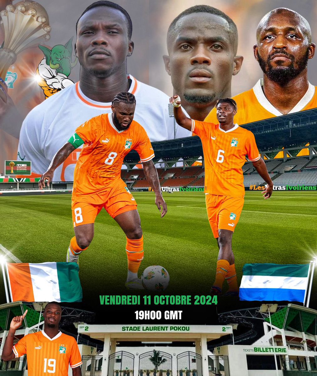 lesultrasivoir1's tweet image. JEU PRONOSTIC 🇨🇮vs🇸🇱

📥Pronostiquez le score exact du match et gagnez un maillot dédicacé de Jean Evrard Kouassi !!!

▪️NB : Like le post, reposte et trouve le score exact !!!

🔴FIN DU JEU 18h00 GMT

#LesUltrasIvoiriens🖊️