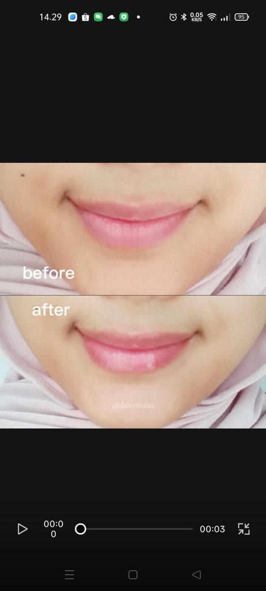 daisynuraa's tweet image. iseng iseng cobain, eh kok bagus 👀
ini first time aku cobain lip masknya emina ternyata teksturnya enak dan lembabinnya oke

#lipmask #emina
