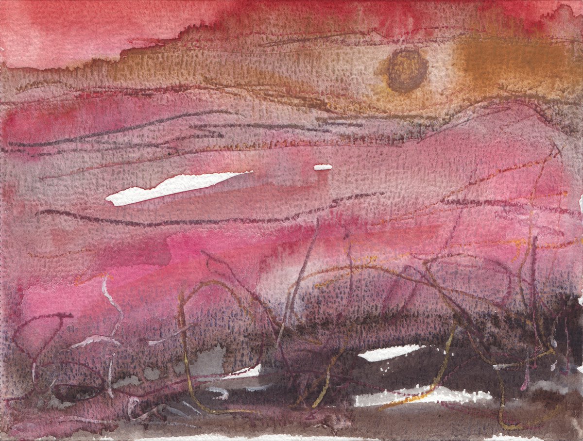 Aslıhan Kaplan Bayrak, Yıldız Ada 8 | Star Island 8, 2024, suluboya | watercolor, 15x21cm #aslıhankaplanbayrak #yıldızada #starisland #labirentsanat #art #artcollector #artgallery #artoftheday #artpiece #contemporaryart #creative #dailyart #minimal #emergingart #exhibition #kunst