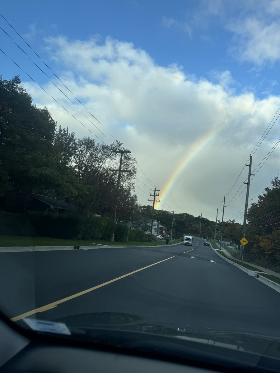Northern Lights last night and rainbows this morning 🌈