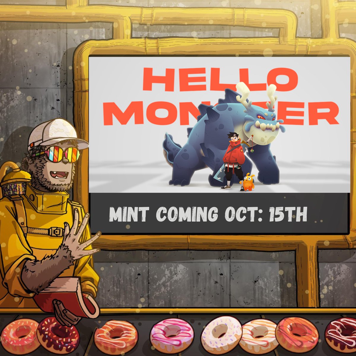 The first ever NFT Mint on Seedify NFT launchpad

I shared spots for this a while back, so for those of you who missed out, here are some details about this project &amp; why you should try to get a WL spot.

Introducing Y'all to @HelloMonsterGG  

HelloMonster is a Web3 Gaming