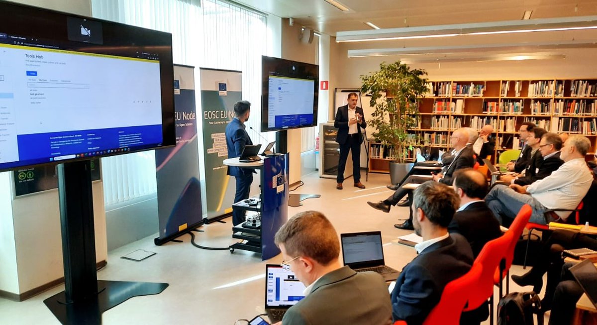 OpenAIREGraph's tweet image. Yesterday marked the Technical Launch for the #EOSCEUNode, a European platform and information gateway to explore, engage, &amp;amp; enrich your research collaborations. Read the recap &amp;amp; stay tuned for full deployment of this groundbreaking service, where the #OpenAIREGraph will serve as…