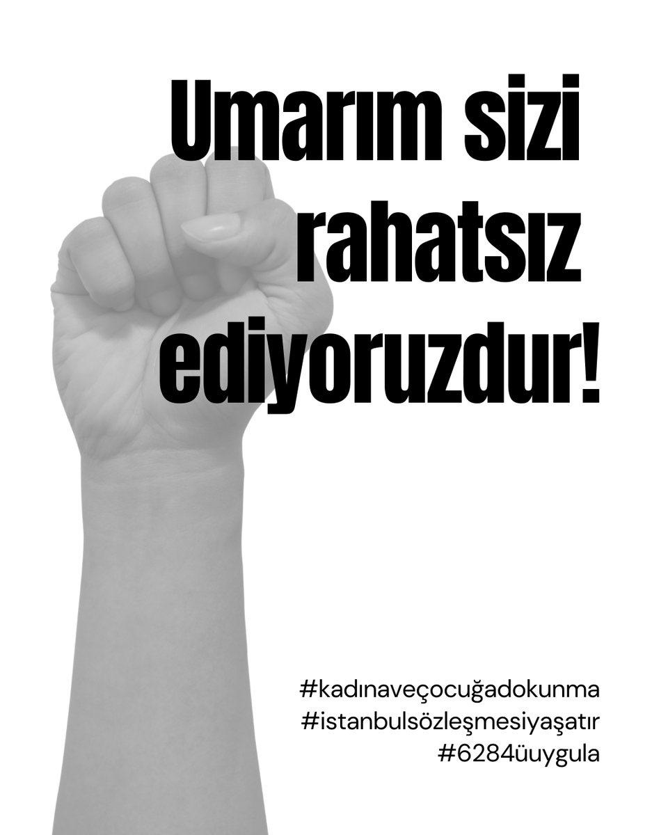 selpoursceller's tweet photo. Umarım sizi rahatsız ediyorumdur  #istanbulconventionkeepsalive #istanbulsözleşmesiyaşatır #6284üuygula https://t.co/x3KPhKlrtD