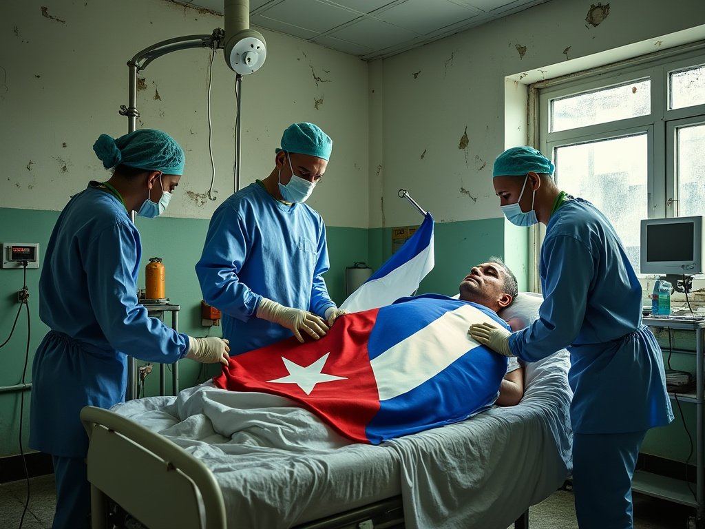 NI EL MÉDICO CHINO. No hay salvación, de ninguna clase. Ni ahora ni después.
El cubano ha muerto. No de manera física, pero sí espiritual, mentalmente.
No nos queda patria ni país. Solo un cementerio habitado por la inercia y unos seres que desplazan sus músculos cansados y sus