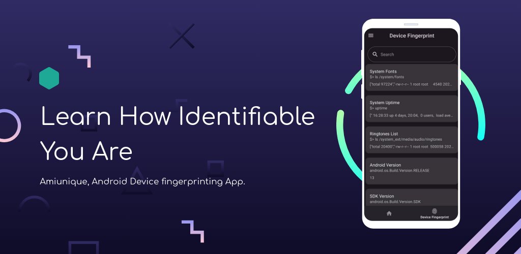 Pierre Laperdrix (@rockpartridge) on Twitter photo AmIUnique is starting a new adventure on mobile! 🎉📱 
We have just launched our first Android application to study if users can be identified through an application without using a single permission. 
Link: play.google.com/store/apps/det…
Retweets are greatly appreciated 😊 AmIUnique is starting a new adventure on mobile! 🎉📱 
We have just launched our first Android application to study if users can be identified through an application without using a single permission. 
Link: play.google.com/store/apps/det…
Retweets are greatly appreciated 😊