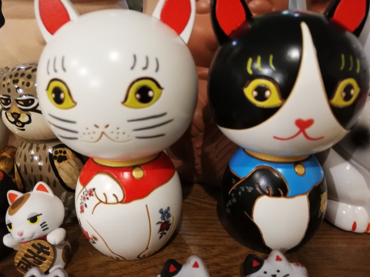 招き猫届いた➰しかも凄い可愛い
#招き猫