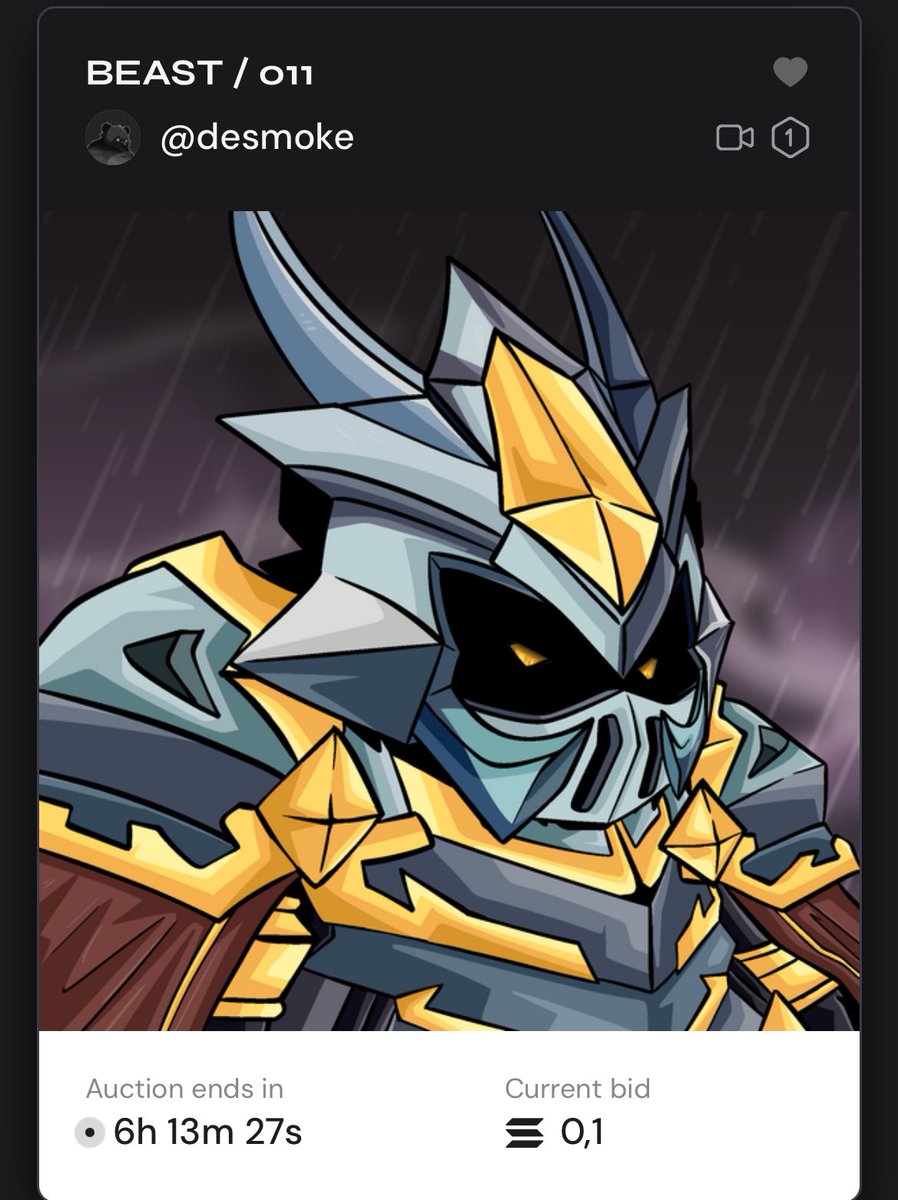 Still Waiting for the Bidding War, Anyone Wanna Start?👀

BEAST / 011⚡️
Current Bid: 0.1◎
Bid Incre : 0.01◎
Time : 6 Hour left

Reminding 🚨
Unlock CUSTOM  at 0.12◎

Link Below⤵️