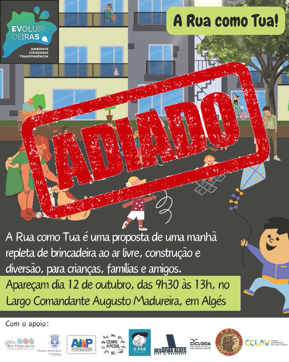 ATUALIZAÇÃO: Face aos avisos emitidos pela Proteção Civil a respeito das condições climatéricas que se anteveem para as próximas 24h a atividade será reagendada para nova data a comunicar em breve!