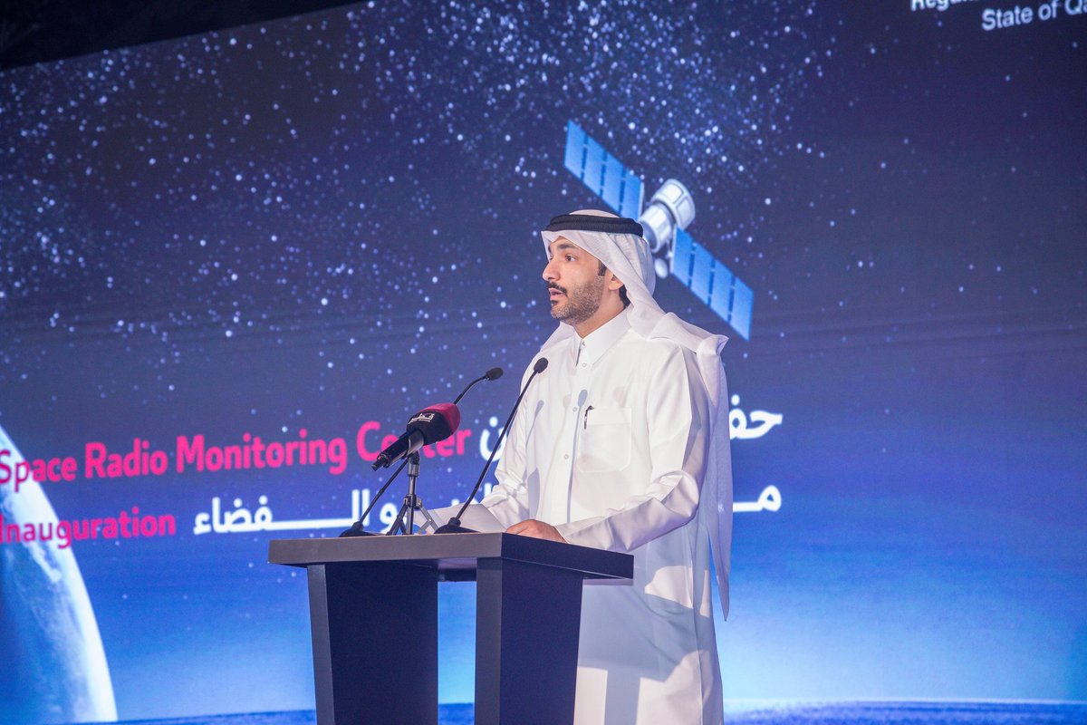 GulfTimes_QATAR's tweet photo. Minister launches #SpaceRadio Monitoring Center
https://t.co/qxzOgnRfxg https://t.co/5sODlXN7K5