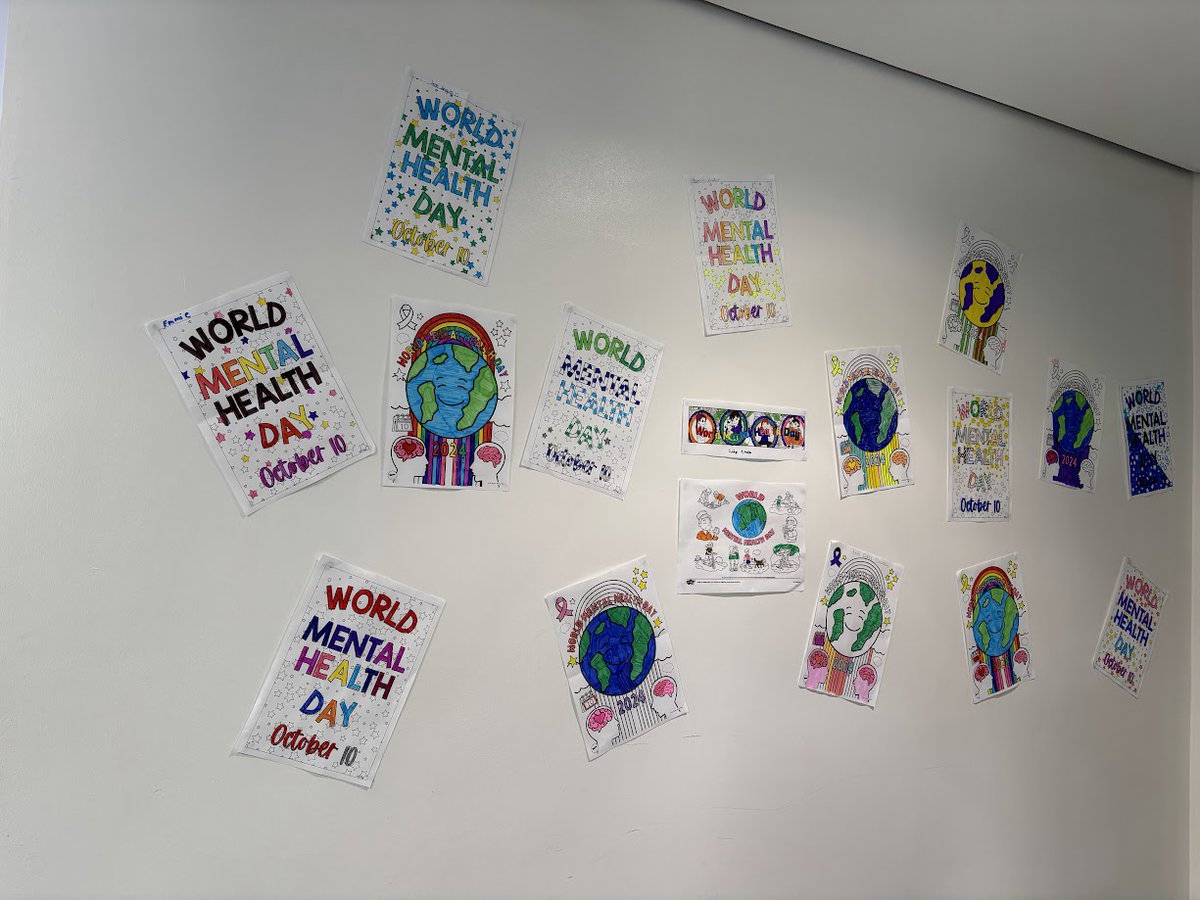 🎨 Gorgeous Mental Health Artwork! 🧠

Our talented pupils who use The Nest have created some stunning mental health colouring pictures, now proudly displayed outside The Nest. A beautiful reminder of the importance of self-care and creativity! 🌈✨