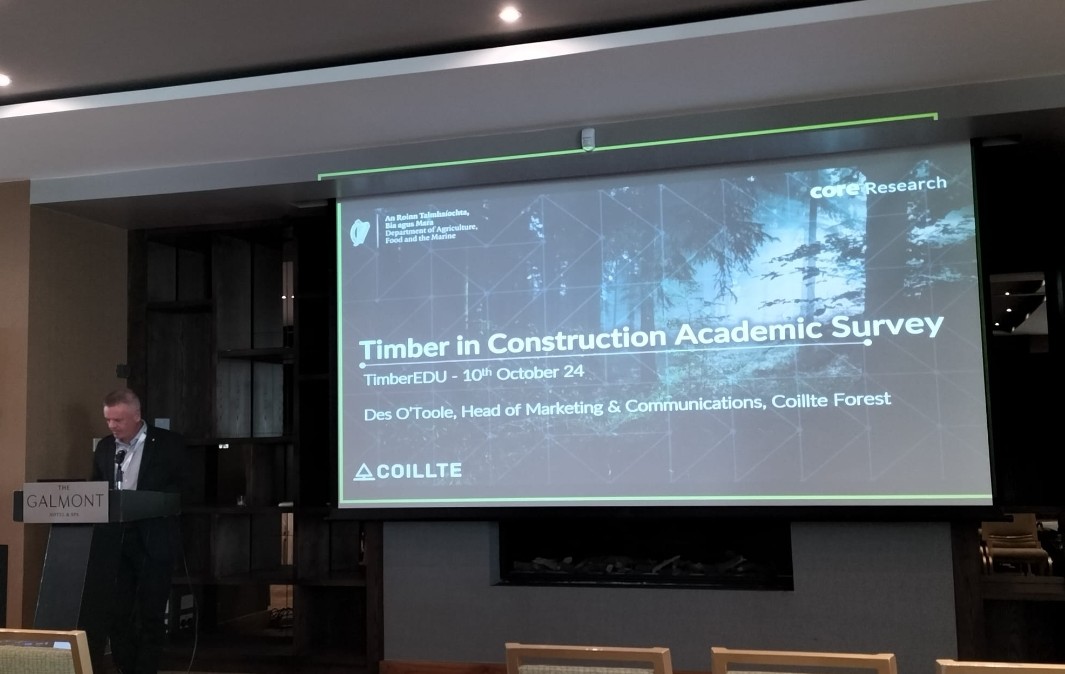 Discussing the education and training needs of our undergraduate engineers and architects at #TimberEDU conference <a href="/uniofgalway/">Ollscoil na Gaillimhe | University of Galway</a> <a href="/_FIIreland/">Forest Industries Ireland</a> <a href="/coilltenews/">Coillte</a> <a href="/pjmcget/">Patrick McGetrick</a>