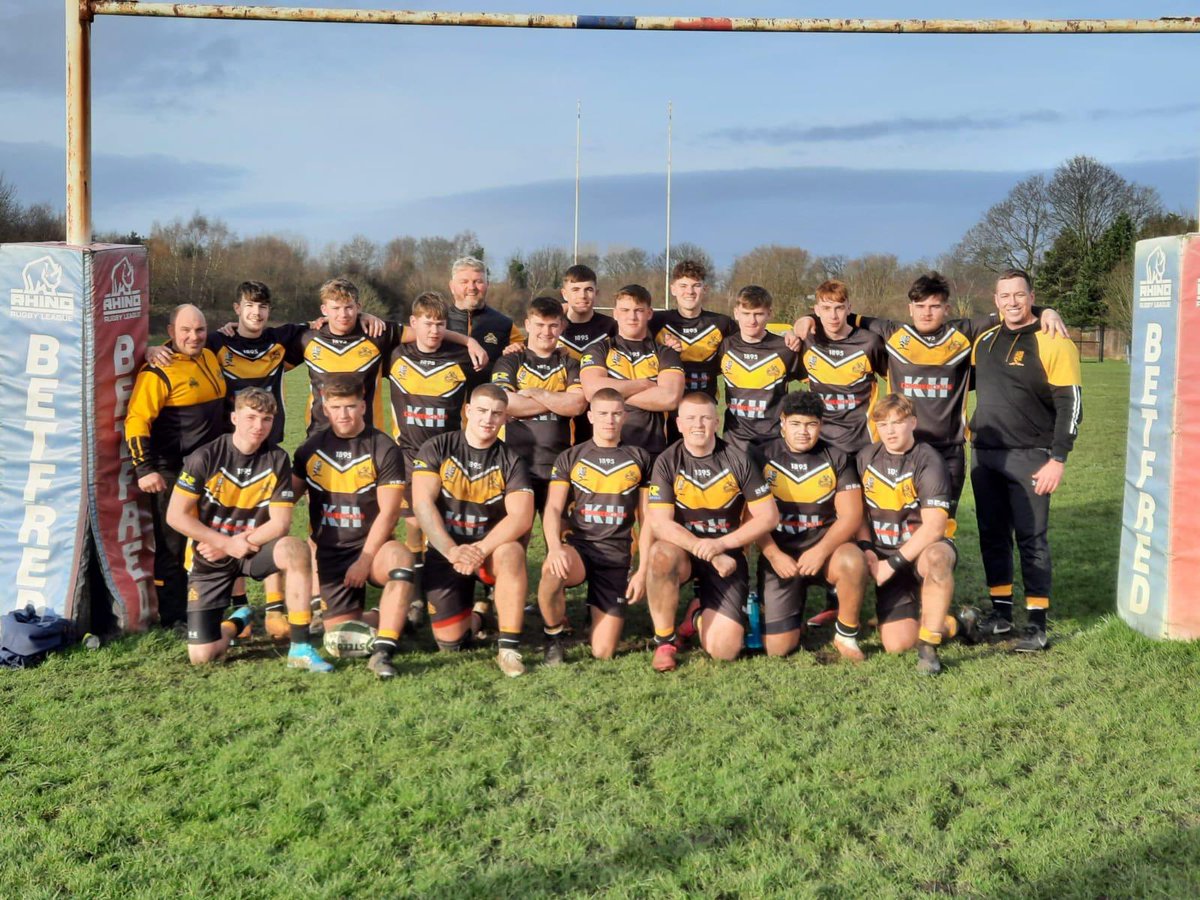AshtonBears's tweet image. 💛🖤🏆Ashton Bears 18s - North West Counties Premier Division Champions🏆💛🖤