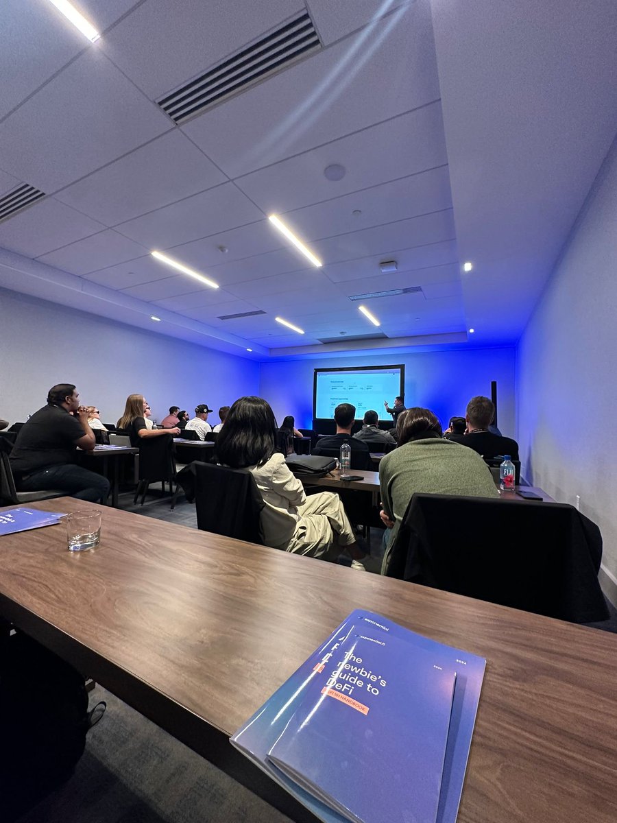 ExponentialDeFi's tweet photo. Amazing first couple of days at #Permisionless 🔥
Big shoutout to everyone who came to our DeFi masterclass.
Final day today. Come say hello to the team! https://t.co/5tDBu6djI6