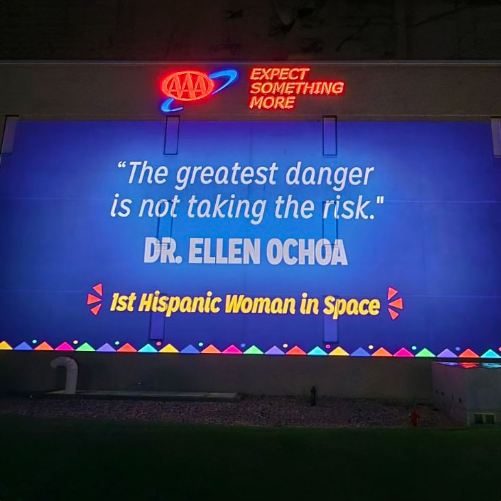 AAA celebrates National Hispanic Heritage Month by lighting our HQ. We honor and recognize the contributions and influence Hispanic Americans have had on the history and culture of the United States. #WeAreAAA