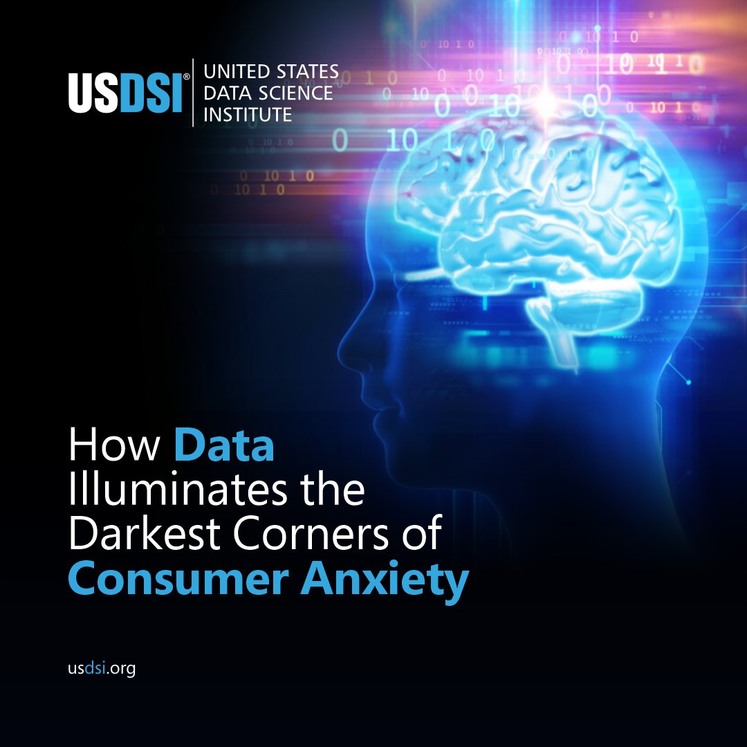 US_DSI's tweet image. In a world where consumer fears dictate brand success, #data is the key to understanding the hidden drivers behind those anxieties. Equip yourself with a #DataScienceCertification to master the art of decoding consumer behavior and shaping the future. bit.ly/4eE8UgH