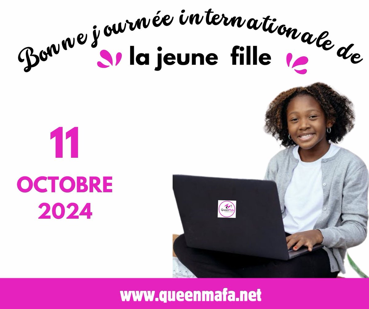 📷"Chaque fille mérite un avenir meilleur"
En cette Journée internationale de la jeune fille, engageons-nous à  donner  aux filles les outils nécessaire pour participer à la marche du monde .
#queenmafa
#JIF2024
#ÉgalitéDesSexes"
#jeunefille
