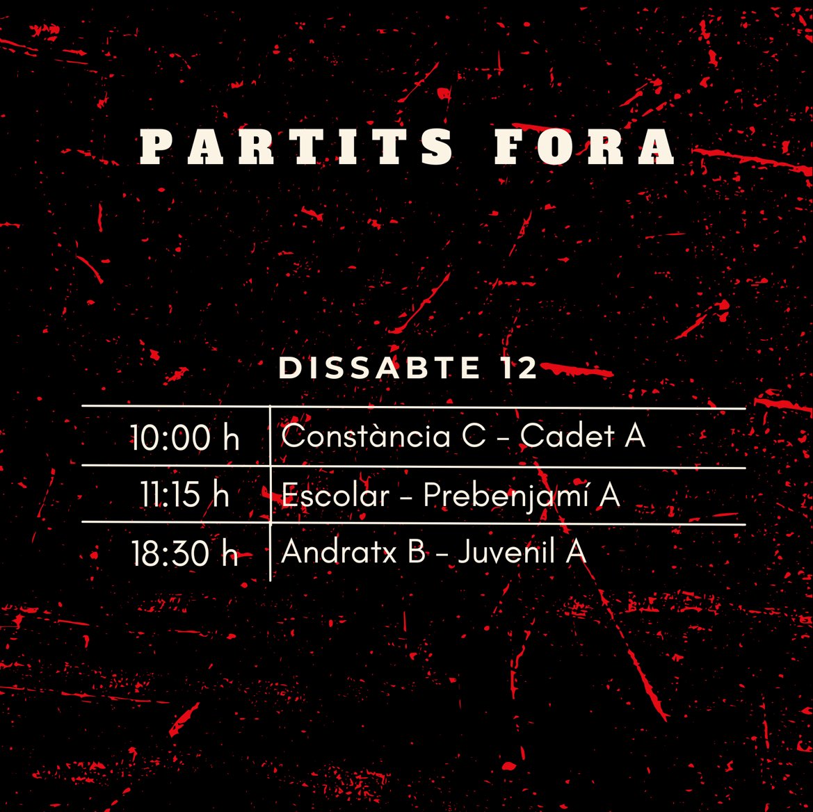 AGENDA SETMANAL ❤️🖤