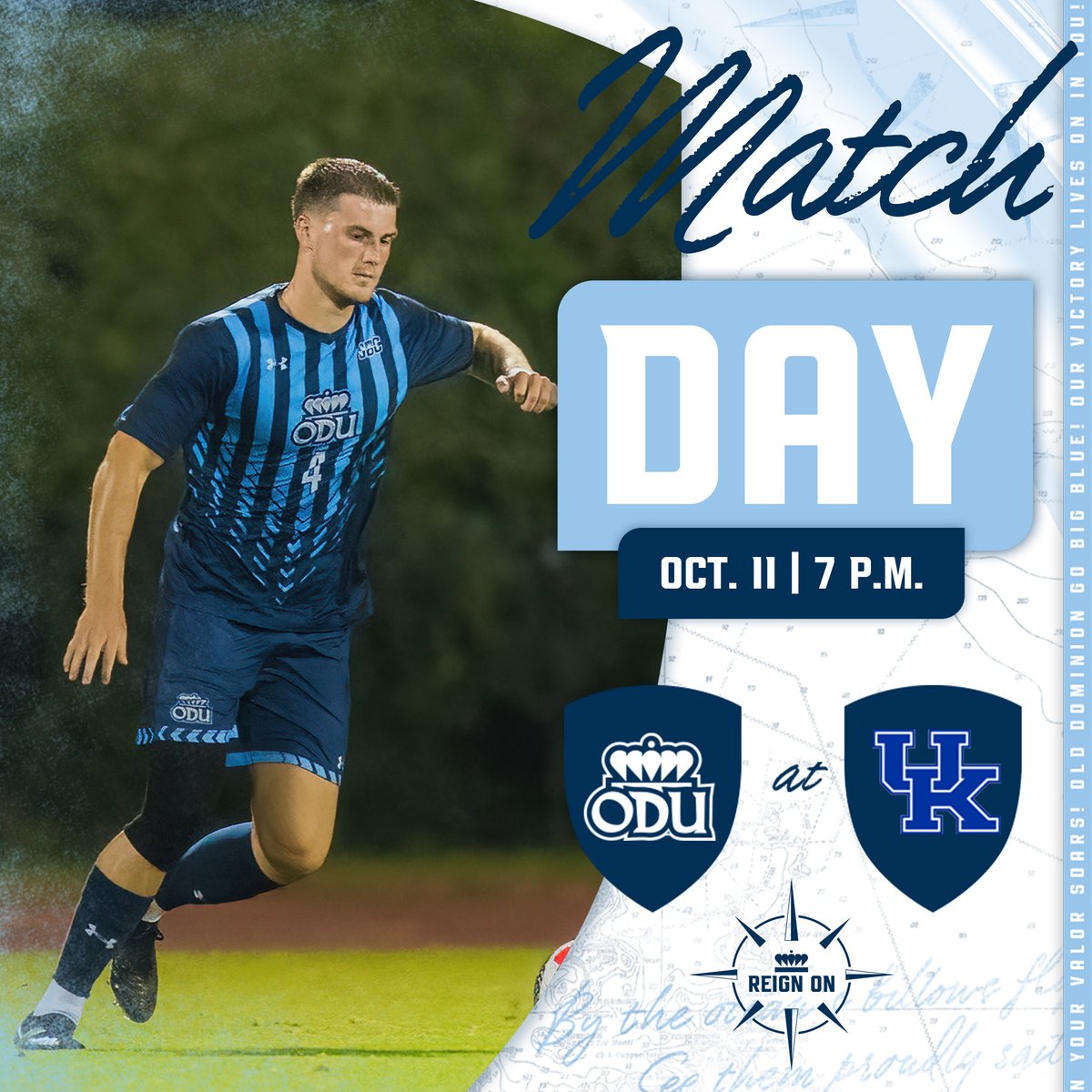 We are back at it tonight in Lexington, Kentucky on ESPN+.

🆚| Kentucky
📍| Lexington, Kentucky
🕦| 7 P.M.
📊| tinyurl.com/25h6zm2m
📺| tinyurl.com/24k43mxs

#ODUSports | #Monarchs | #ReignOn