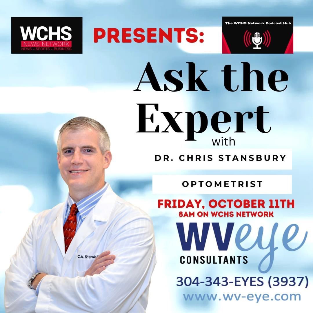 Listen up! I’ll be on <a href="/580WCHS/">104.5 FM | 96.5 FM | 580 AM WCHS</a> with Dale Lee in just a bit to talk about the latest advances in cataract surgery, dry eye, and skin aesthetics!