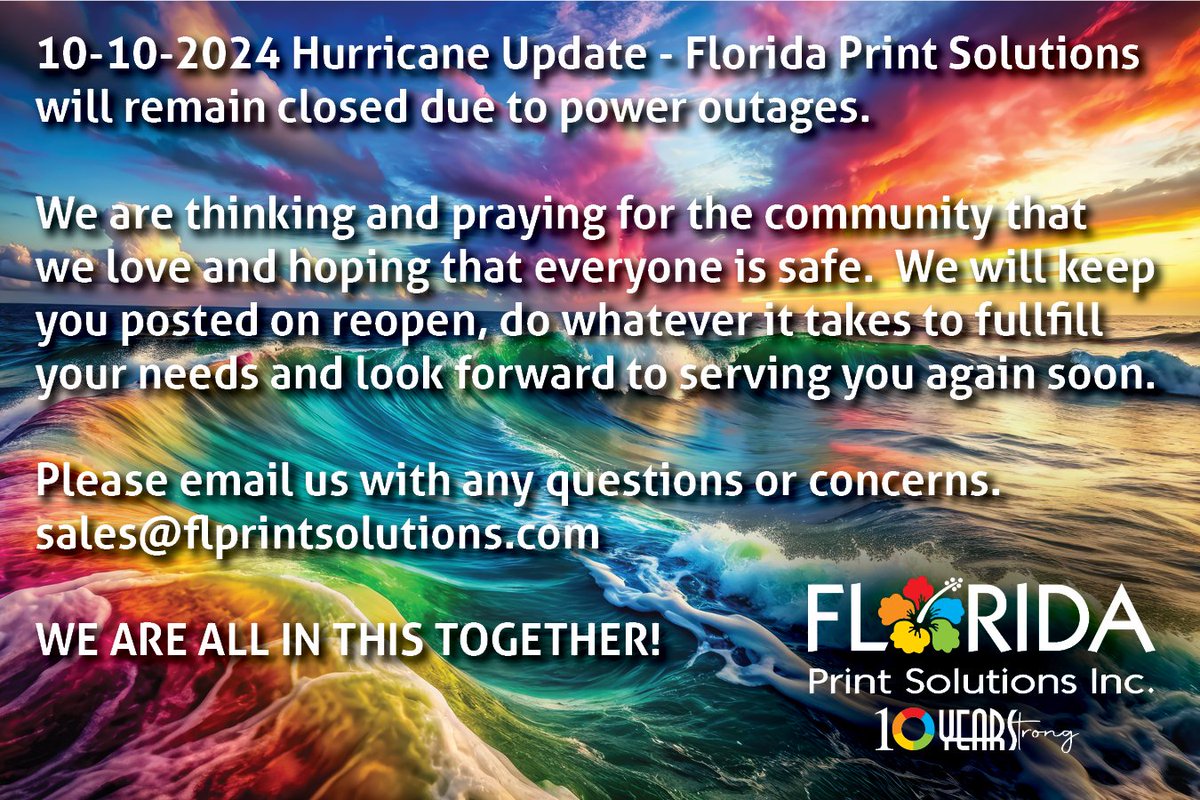 FL Print Solutions tweet media
