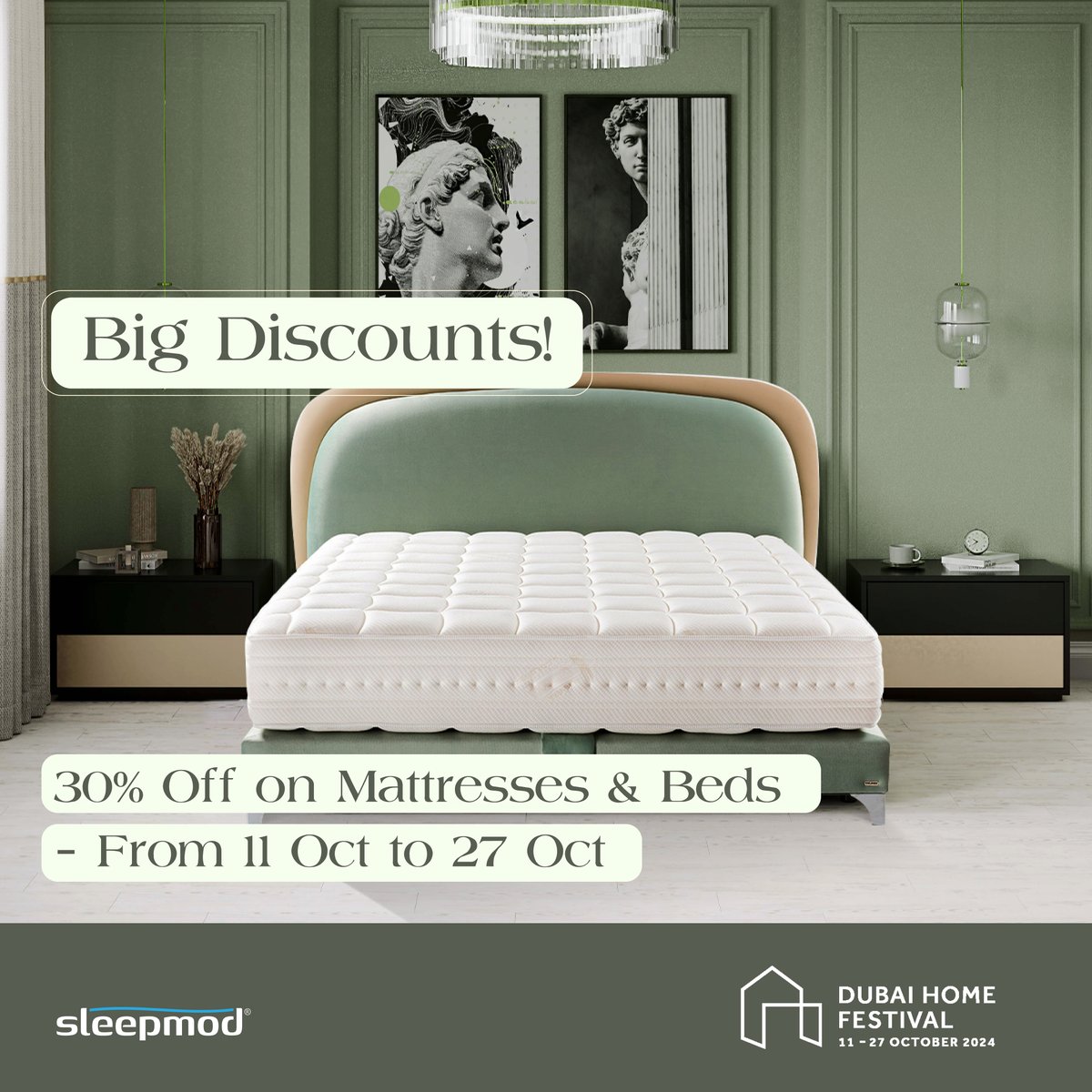 Sleepmod_me's tweet photo. Enjoy 30% off on our exquisite range of mattresses and bedding during the Dubai Home Festival. Spend AED 1000+ and enter to win an apartment in Dubai- comfort has never been more rewarding!
@dubaifestivals #DubaiHomeFestival

#Sleepmod #sleepbetterlivebetter #SleepEssentials https://t.co/v6hDaoqNLR