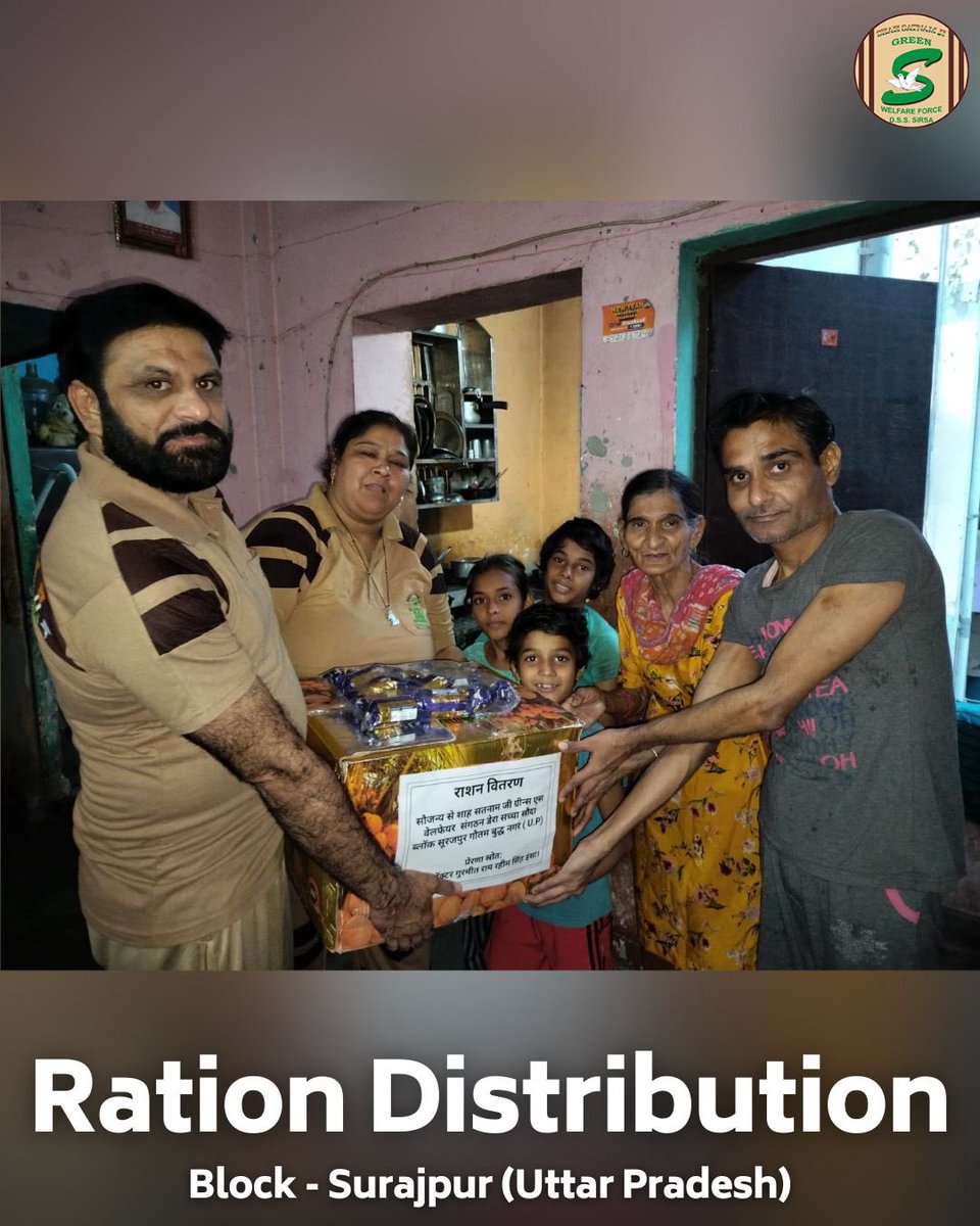 GreenSwelfares's tweet photo. No one should go to bed hungry. Inspired by the teachings of Saint Dr. MSG Insan, volunteers have stepped up to support underprivileged families by distributing monthly grocery kits. Understanding the importance of proper nutrition, they also provided fresh fruits to pregnant women, ensuring the well-being of both mothers and their unborn children. These efforts not only address immediate hunger but also nurture the health and dignity of those in need. 
 #FoodBank #EndHunger #MaternalCare #HelpingHands