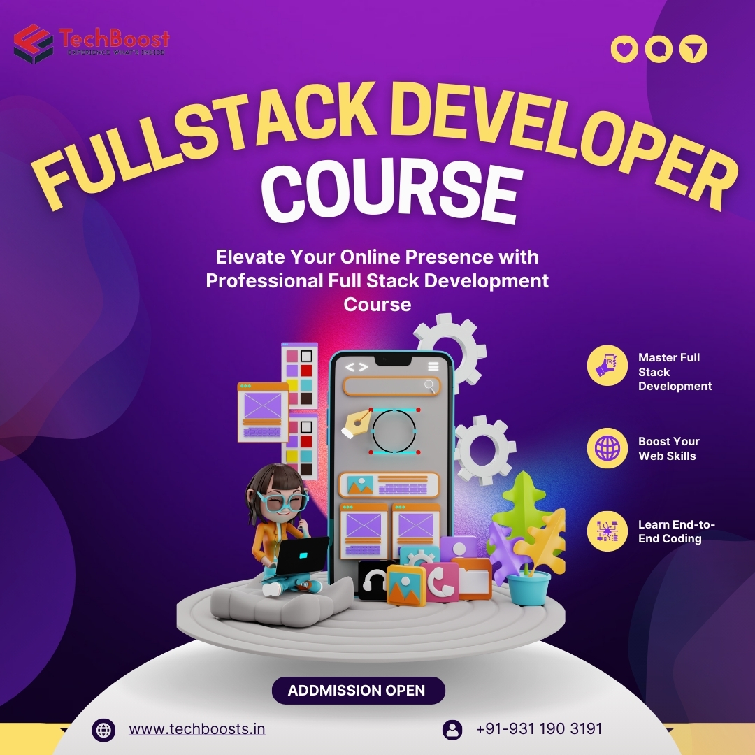 Techboostss's tweet image. 🚀 Master Full Stack Development with #Techboost! 🚀
Take your coding skills to the next level and become a pro in both front-end and back-end development. ! 💻💡#FullStackDeveloper
𝐂𝐨𝐧𝐭𝐚𝐜𝐭 𝐔𝐬: 📞 +91-931 190 3191, info@techboosts.in
🌐 techboosts.in
