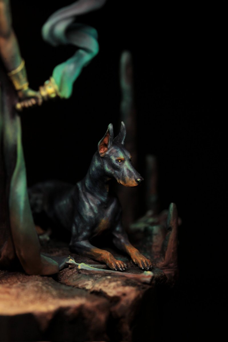 Graphigaut's tweet image. My new project is done. It has been ages I haven&apos;t work on an expo figure. 
This one will contest at Scale Model Challenge in Netherlands next week.
Then I&apos;ll share with you all pictures :)