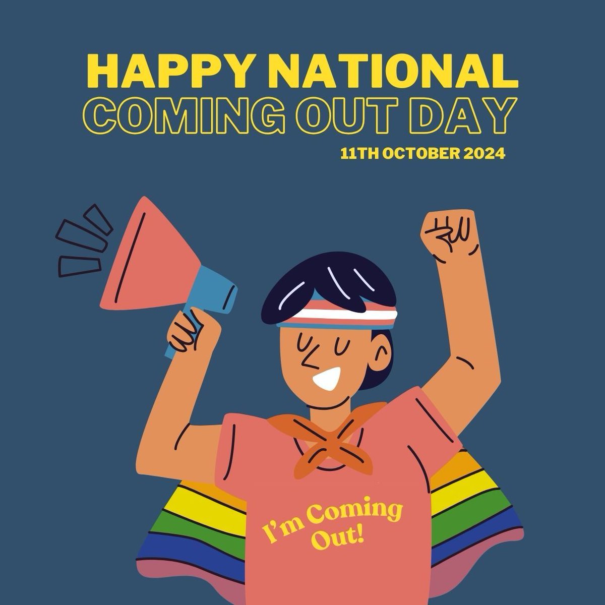 Today, we honour the courage of those who have come out, those who are still on their journey, and all those who provide love and support along the way. 
Let's celebrate each other today and every day and create a world where everyone can thrive authentically.
🏳️‍⚧️🏳️‍🌈