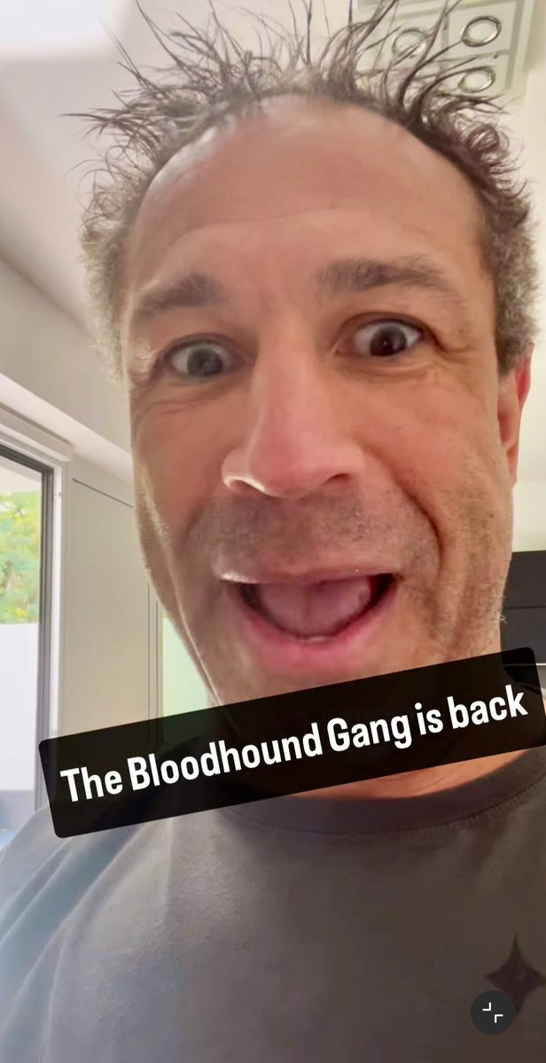 mikeaglRo7's tweet photo. THE MOST IMPORTANT NEWS OF TODAY: #bloodhoundgangisback 🤯
#bloodhoundgang #jimmypop #eviljared #lupusthunder #djqball #spankyg #williethenewguy #danielpcarter #theyin 🫢🫢🫢🫢🫢 https://t.co/f2gFgaCbav