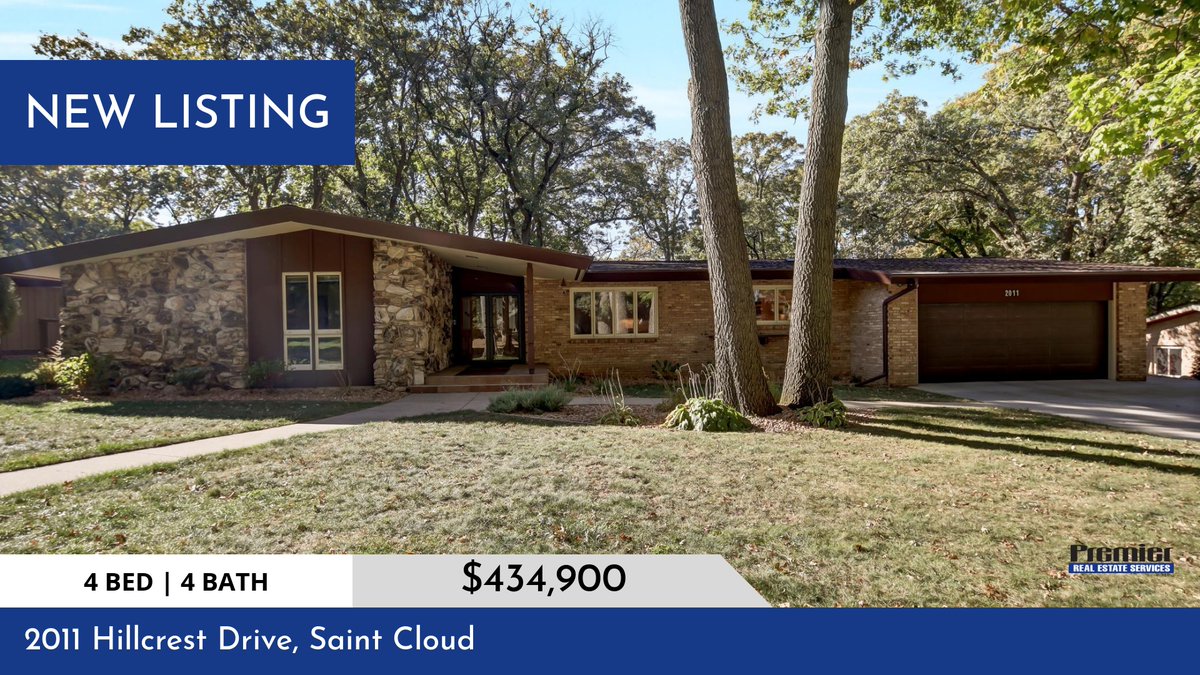JasonMillerHome's tweet photo. 📍 New Listing 📍 Take a look at this fantastic new property that just hit the market located at 2011 Hillcrest Drive in Saint Cloud. Reach out here or at (320) 761-8500 for more information

Jason Miller 
Premier Real Estate Servi... https://t.co/wBW47tSbAW https://t.co/l7ZCrBYiAc