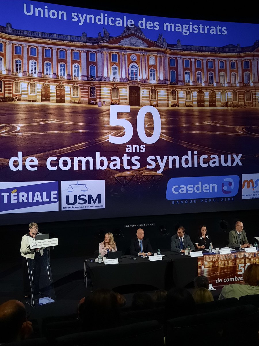 Ouverture du congrès de l'<a href="/USM_magistrats/">Union syndicale des magistrats USM</a> par l'<a href="/USM_toulouse/">USM Toulouse</a> : quel programme !