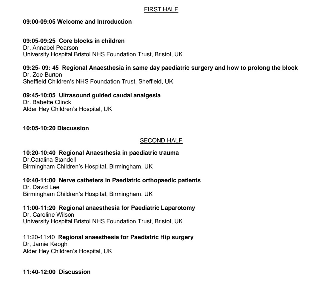 Mariapaz Sebastian (@mariapsebastian) on Twitter photo Book your place for the <a href="/RegionalAnaesUK/">RA-UK</a> and <a href="/AAGBI/">AoA</a> Online Webinar on #RegionalAnaesthesia for #Paediatric Surgery. Join a fabulous panel of experts sharing their knowledge and expertise. Don't regret it! <a href="/AMEPearson/">Annabel Pearson</a> <a href="/CatalinaC_S/">Catalina</a> <a href="/drzoeburton/">Zoe Burton</a> <a href="/uclhregional/">Dr Simeon West</a> <a href="/AAPG/">AAPG</a> <a href="/amit_pawa/">Dr Amit Pawa๐๐๏ธ</a> Book your place for the <a href="/RegionalAnaesUK/">RA-UK</a> and <a href="/AAGBI/">AoA</a> Online Webinar on #RegionalAnaesthesia for #Paediatric Surgery. Join a fabulous panel of experts sharing their knowledge and expertise. Don't regret it! <a href="/AMEPearson/">Annabel Pearson</a> <a href="/CatalinaC_S/">Catalina</a> <a href="/drzoeburton/">Zoe Burton</a> <a href="/uclhregional/">Dr Simeon West</a> <a href="/AAPG/">AAPG</a> <a href="/amit_pawa/">Dr Amit Pawa๐๐๏ธ</a>