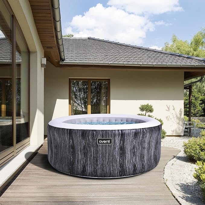 Avenlica's tweet photo. Avenli Greywood Round Inflatable Hot Tub Spa with Control Panel

#InflatableHotTub #PortableSpa #OutdoorRelaxation #Hydrotherapy #SpaLife #BackyardOasis #HotTubFun #EasySetupSpa #ControlPanel #FamilySpa https://t.co/fOO36kdZ0D