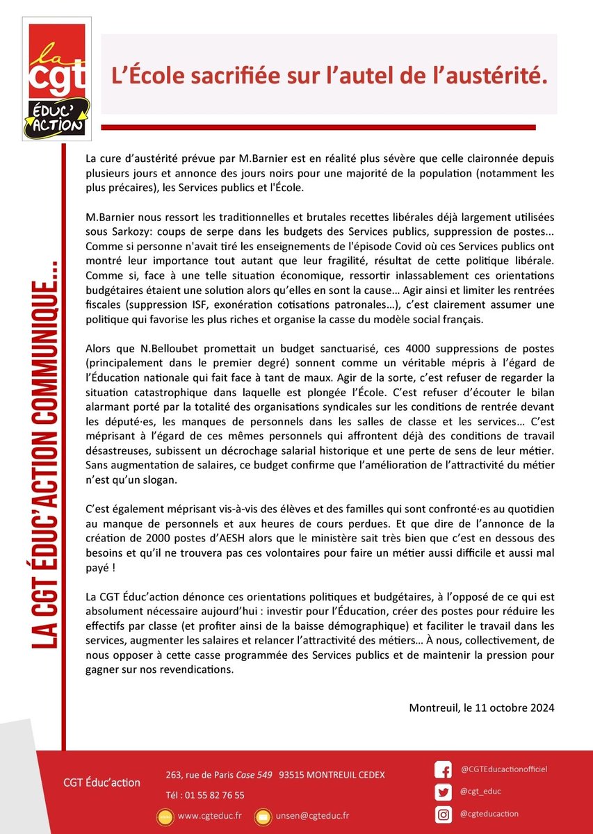 CGT-Éduc'action tweet media