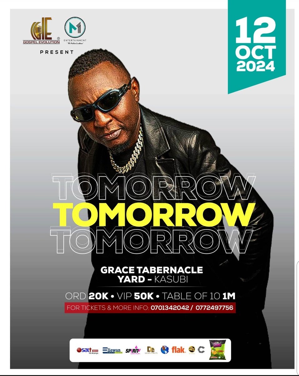 joelk_marchel's tweet image. The wait is  yet to come to an end cause the day is tomorrow huhuhu
Hope your tickets and outfits are sorted
#DanceWithRaggaPastor 
#RoyalArmyUg