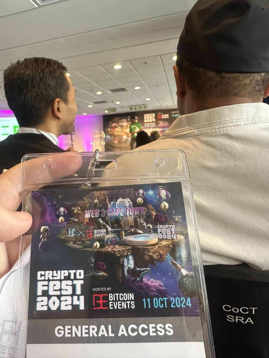 GM from Crypto Fest 2024! 🌱🎉

Who’s going to come say hey??