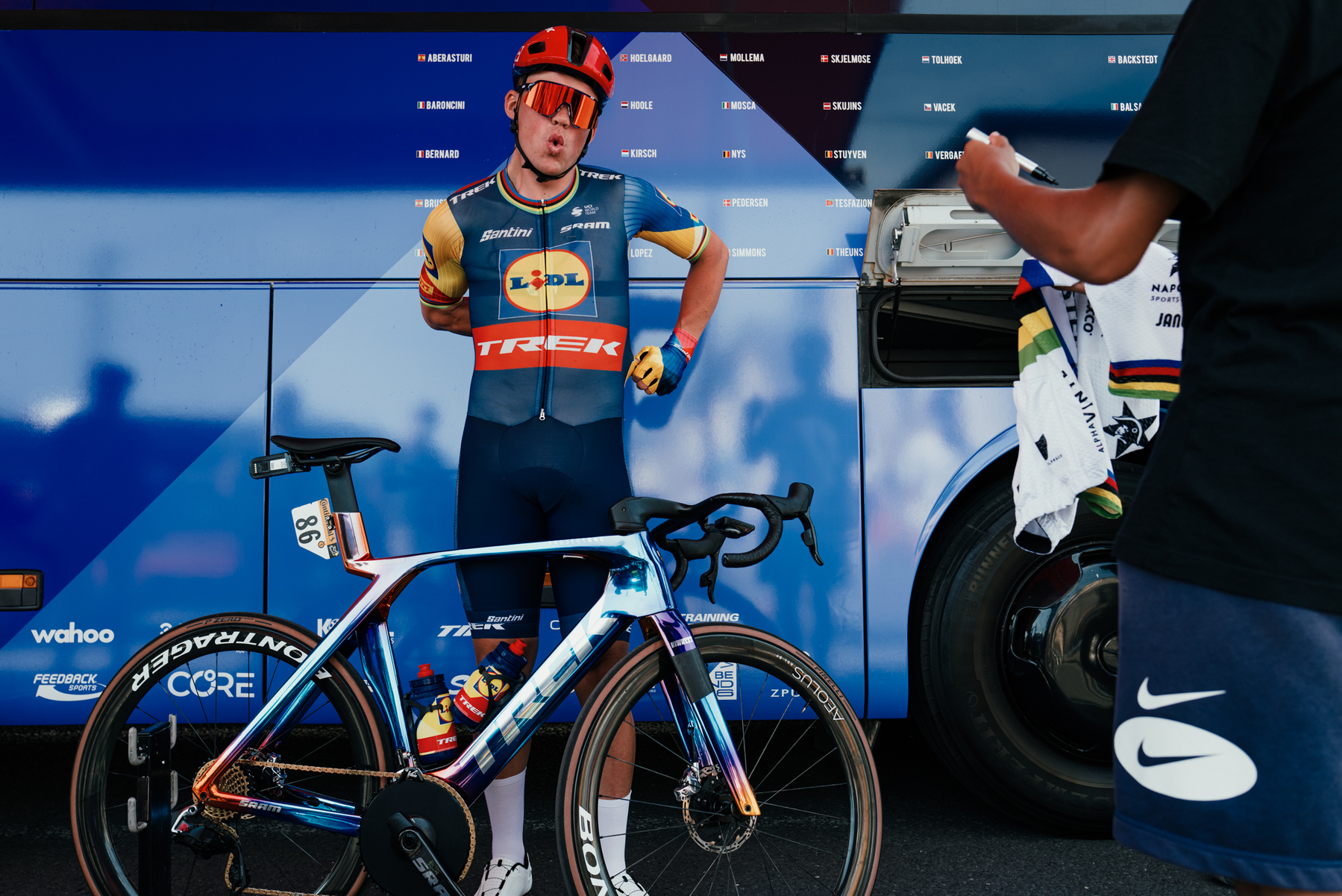 選手支給品 Lidl-TREK リドル トレック サイクルベスト サイズM 選手