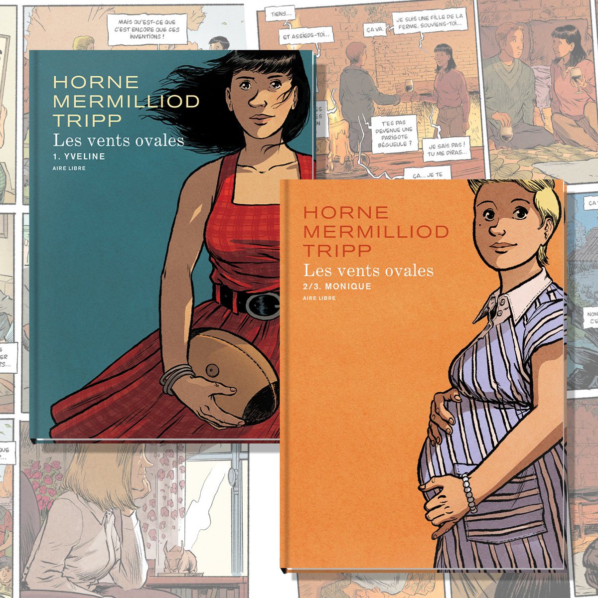 Après "Il fallait que je vous le dise", Aude Mermilliod aborde à nouveau l'IVG dans une fiction sur des femmes aspirant à l'émancipation, à la veille de mai 1968.

➡️ « Les vents ovales » T2 disponible aujourd'hui en librairie
➡️ Voir la BD : bit.ly/4gwMDTi