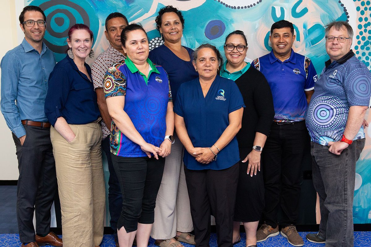 QAIHC_QLD (@qaihc_qld) on Twitter photo What a week! We had insightful talks with our Cairns/FNQ Members on shaping the future of QLD ACCHOs and co-designing our 10-year Blueprint. Thanks to:
🔸Mookai Rosie Bi-Bayan
🔸Gindaja
🔸<a href="/GurrinyHealth/">Gurriny Yealamucka</a>
🔸<a href="/Wuchopperen/">Wuchopperen Health Service Ltd</a>
🔸Mulungu
Together, we're building a stronger system! What a week! We had insightful talks with our Cairns/FNQ Members on shaping the future of QLD ACCHOs and co-designing our 10-year Blueprint. Thanks to:
🔸Mookai Rosie Bi-Bayan
🔸Gindaja
🔸<a href="/GurrinyHealth/">Gurriny Yealamucka</a>
🔸<a href="/Wuchopperen/">Wuchopperen Health Service Ltd</a>
🔸Mulungu
Together, we're building a stronger system!