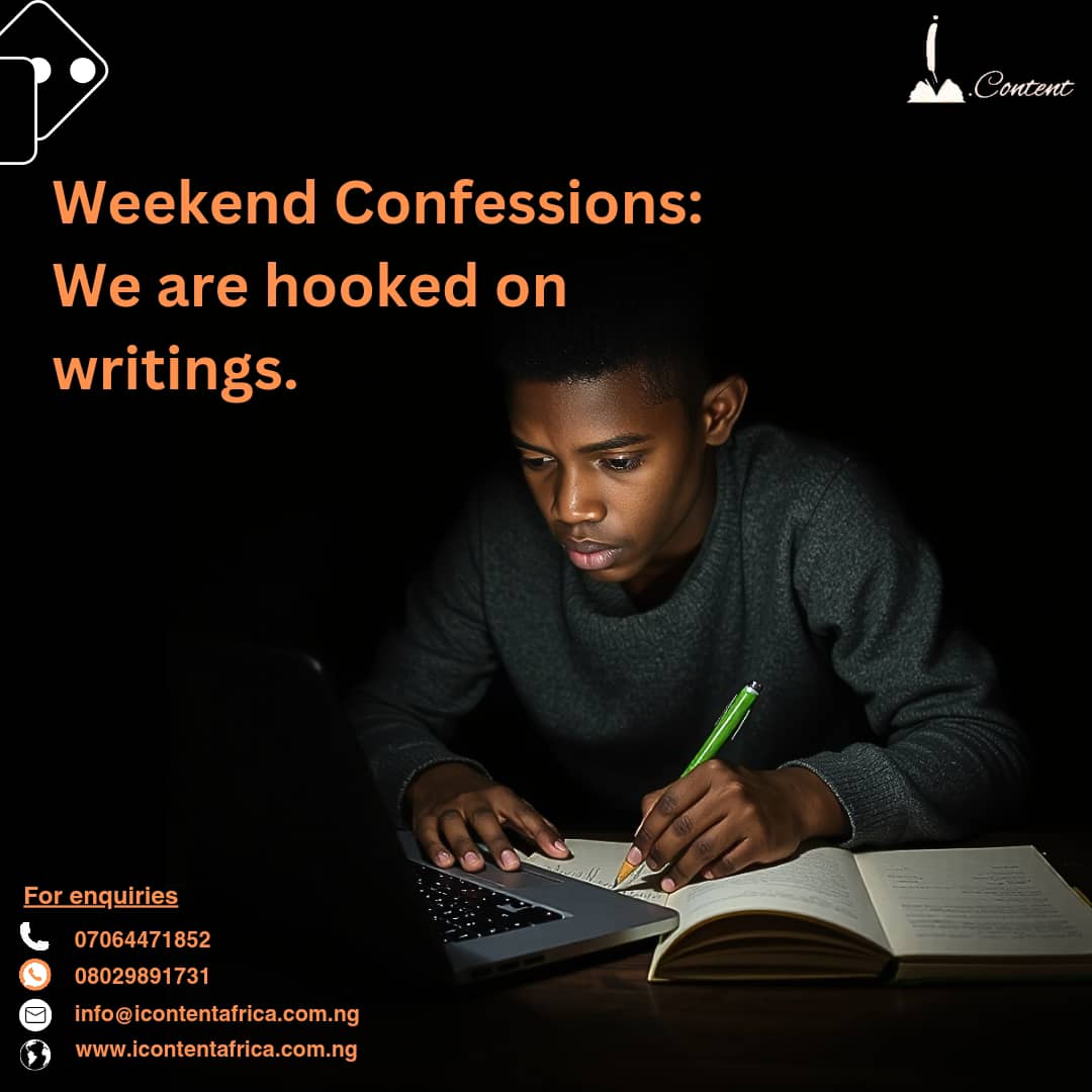 icontentafrica's tweet image. We don&apos;t ever have a dull weekend? Why?

We are busy creating magic, even on weekends. 
#contentwritingservice #writingservice #ghostwritingservice