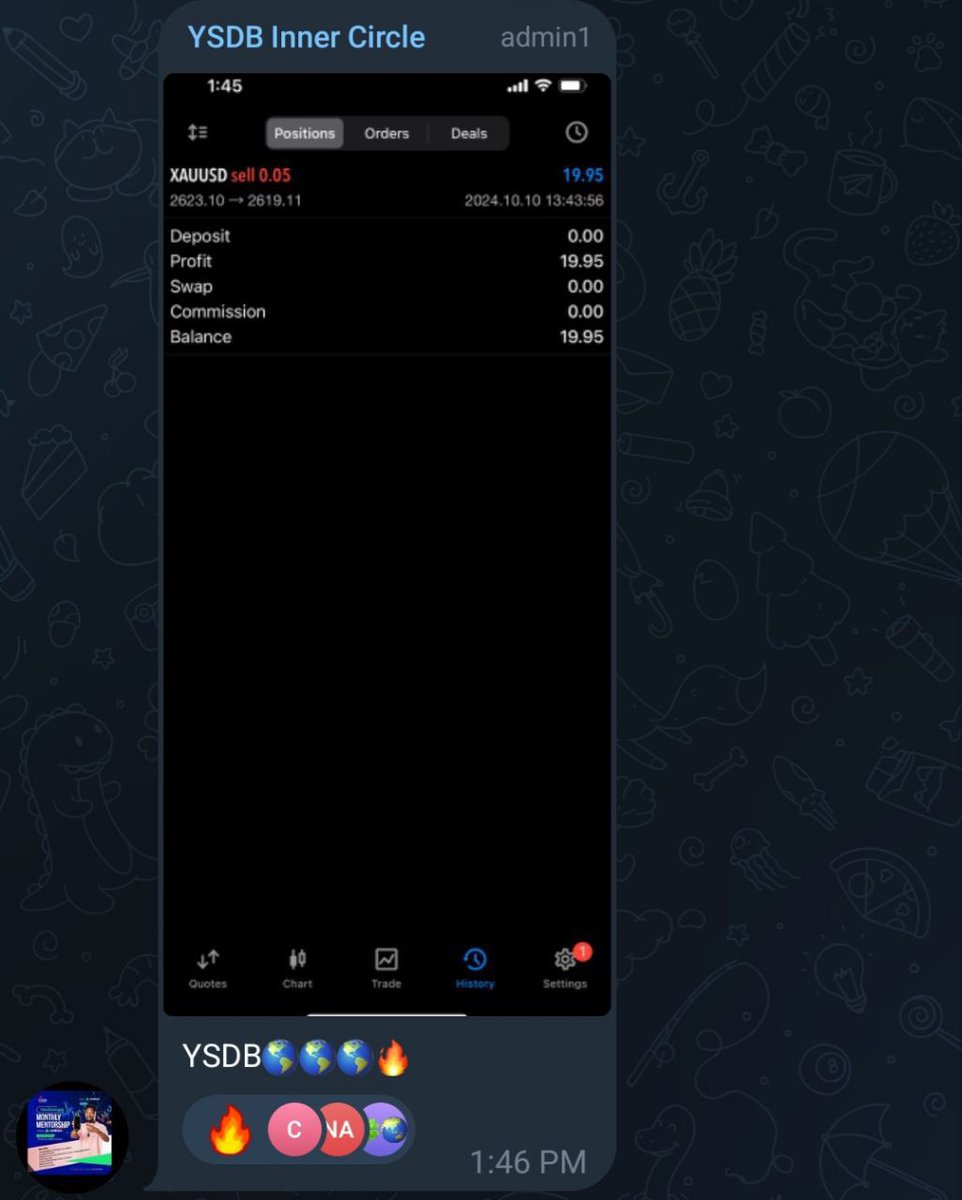 __lifeofOG's tweet image. Chale what are you waiting for?? @yawswinger is booming always !!! Come learn Forex trading with @yawswinger and make cashout to make life simple 
Join the telegram channel t.me/ysdbcommunity asap let’s learn it together #GoldMachine