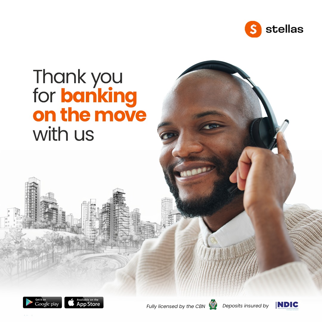stellasbank's tweet image. From our Customer Service Team : THANK YOU! 🙏 
For choosing us, trusting us, and banking on the move with us.
#CustomerServiceWeek 
#ThankYou 
#BankOnTheMove
