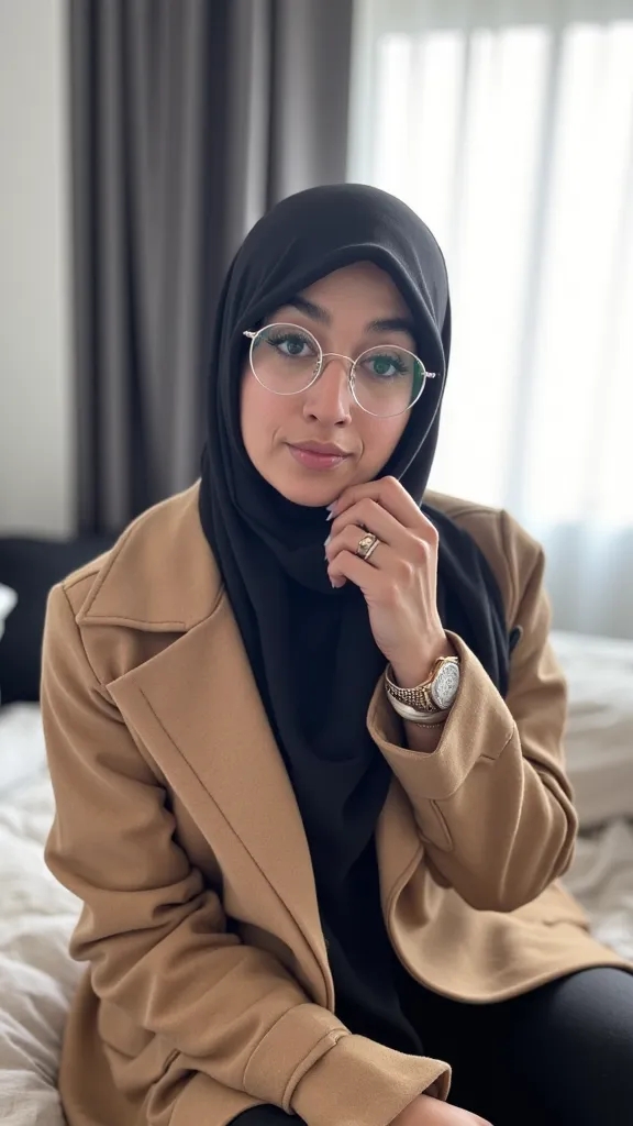 Jummah Mubarak ♥️

It's absolutely freezing today....4℃ when I woke up! 🥶
So I'm all dressed up warm before I head out to meet a friend for breakfast 🥞

<a href="/aaliyah_yasin/">Aaliyah Yasin</a>

#Pakistan #Pakistani  #Muslim 
#glasses #desi #JummahMubarak