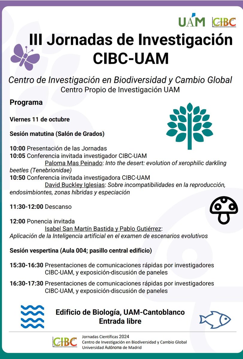 Hoy dedicamos el día a la difusión de la ciencia que hacemos en el CIBC-UAM ¡no os lo perdáis!