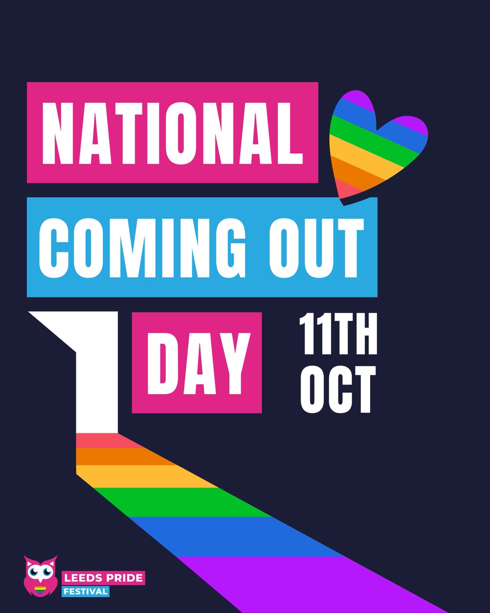 It’s National Coming Out Day!🏳️‍🌈

Today, we celebrate everyone’s individual journeys, stories and identities. We are all individuals, and the experiences we have shape who we are today.

Wherever you are in your own story, know that YOU ARE LOVED! 💜