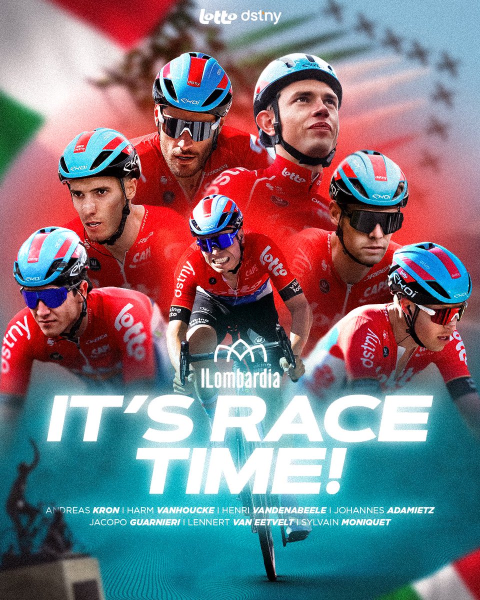 Lotto Cycling Team (@lottocycling_) on Twitter photo The last monument of the year is just around the corner 🍂🍁 The race of the fallen leaves will soon herald the off-season 🔔 We are ready for <a href="/Il_Lombardia/">Il Lombardia</a>! 👊🏻 The last monument of the year is just around the corner 🍂🍁 The race of the fallen leaves will soon herald the off-season 🔔 We are ready for <a href="/Il_Lombardia/">Il Lombardia</a>! 👊🏻