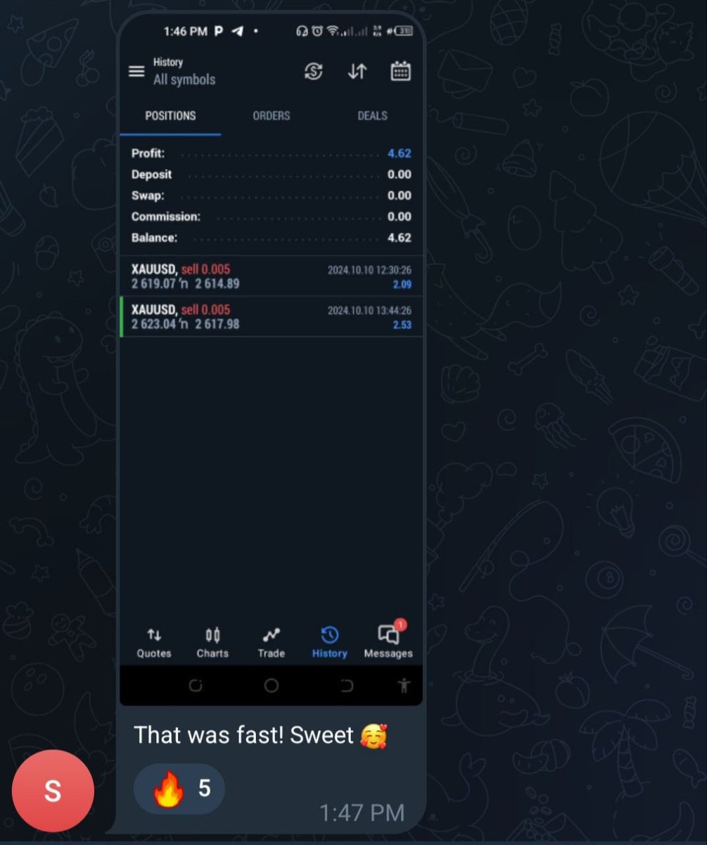 asiedu__'s tweet image. We’re making a lot of profits through @yawswinger's Gold machine.  Join his winning community . 

Join here:: t.me/ysdbcommunity
#GoldMachine