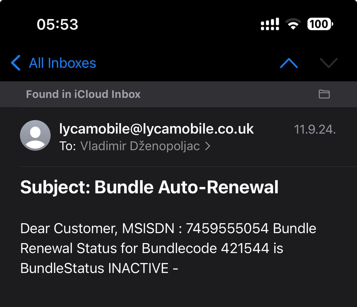 vdzenopoljac's tweet photo. @LycaMobileForUK So you guys keep debiting my account every month for a sim card that doesn’t exist anymore and is not used by me. Even though your employee assured me that this wouldn’t happen again. Do I need to hire a lawyer to deal with this??? Outrageous! https://t.co/7K5BblAGaF