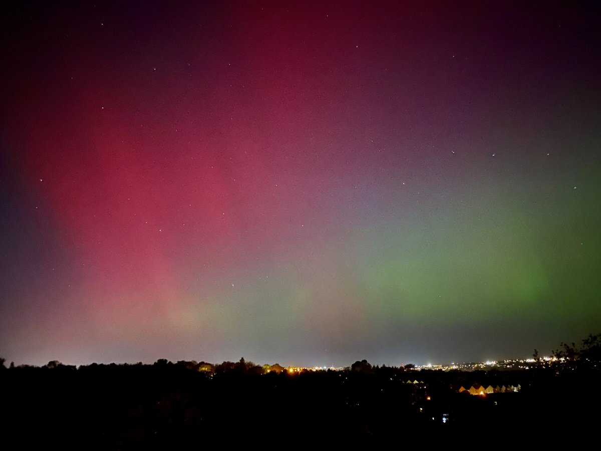 Northern lights over Cork’s north side
